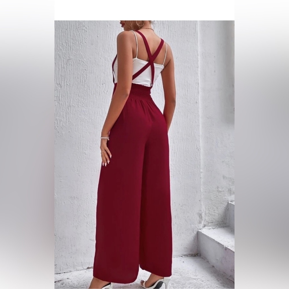 SHEIN Red Jumpsuit. SZ Med
